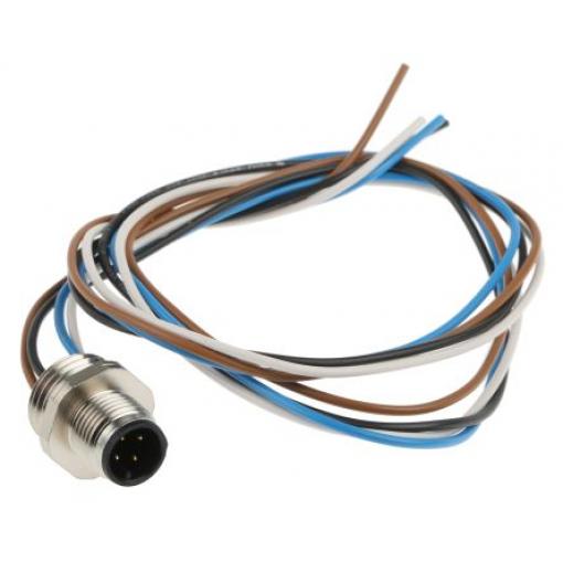 Kabel ovladače snímače, A: Vnější, A: Rovný 4, B: Bez koncovky, IP67, řada: RSF Lumberg Automation 200 mm