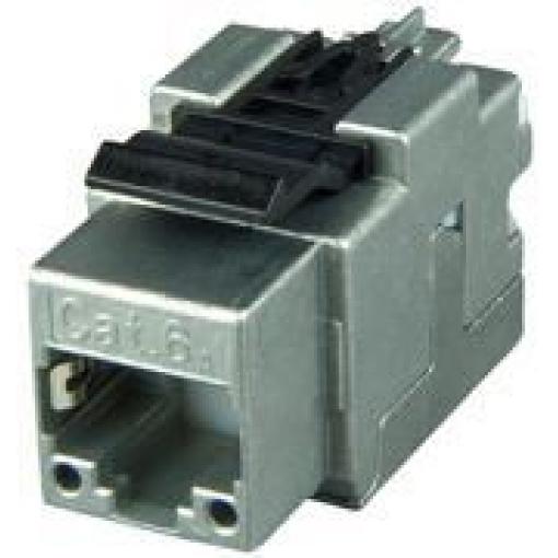 Telegartner Konektor RJ45, řada: J00029A Vnitřní Cat6a, Rovný Stíněné, počet portů: 1portový