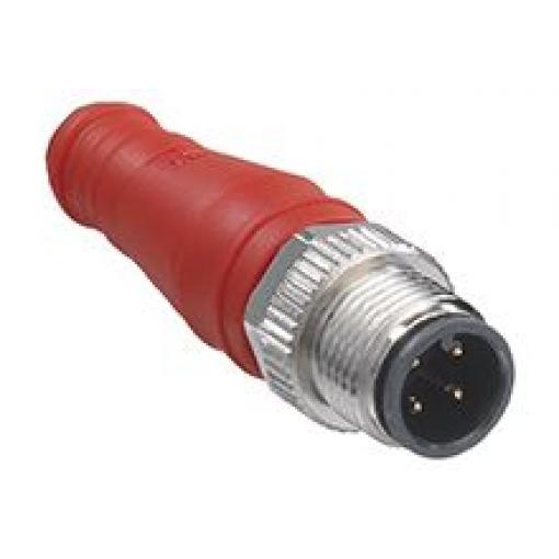 Brad from Molex Kulatý konektor, Rovný, počet kontaktů: 4, Zásuvka, pohlaví kontaktu: Samec, IP67
