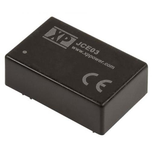 XP Power Měnič DC/DC JCE03, výstup: 12 V dc 1.5 kV dc, Vin 75V dc 250 mA, Vin 36V 3 W -40 °C 100 °C Průchozí otvor