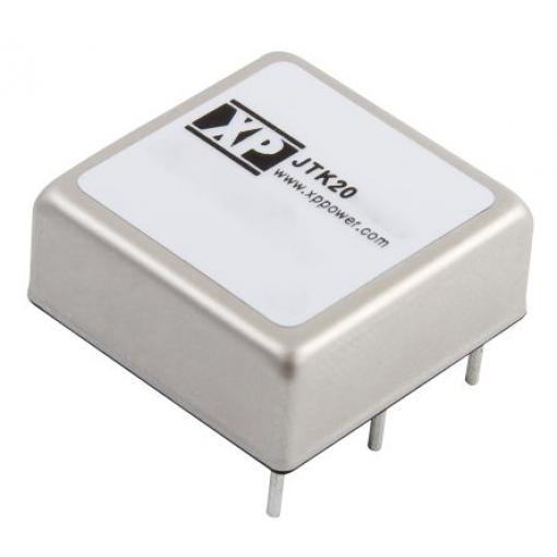 DC-DC převodník 20W, výstup: ±12V dc ±833mA 1.6kV dc, Vin 18 → 75 V DC
