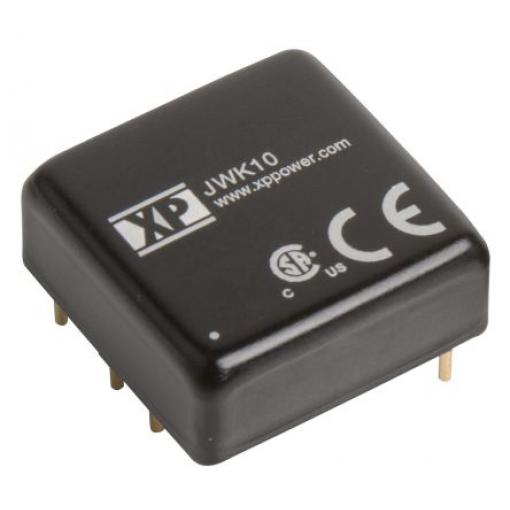 XP Power Měnič DC/DC JWK10, výstup: 12 V dc 1.5 kV dc, Vin 75V dc 830 mA, Vin 18V 10 W -40 °C 100 °C Průchozí otvor
