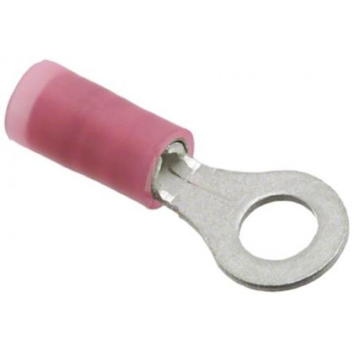 Očková koncovka, řada: Avikrimp, pokovení: Cín, M4, Červená, 105 °C, min. AWG: 22 AWG, max. AWG: 18 AWG, Izolované, -55