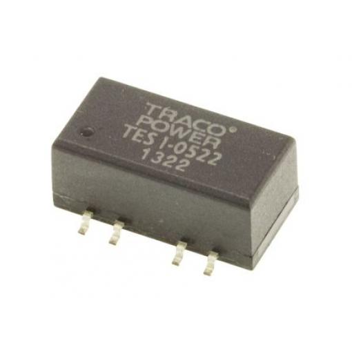 TRACOPOWER Měnič DC/DC TES 1, výstup: 12 V dc 1.5 kV dc, Vin 5.5V dc 42 mA, Vin 4.5V 1 W -40 °C 90 °C Povrch