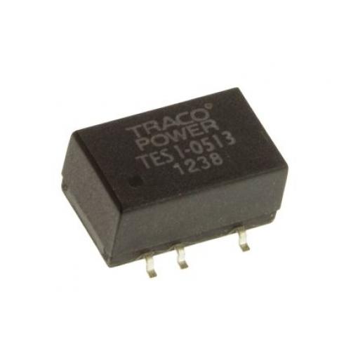 TRACOPOWER Měnič DC/DC TES 1, výstup: 15 V dc 1.5 kV dc, Vin 5.5V dc 67 mA, Vin 4.5V 1 W -40 °C 90 °C Povrch