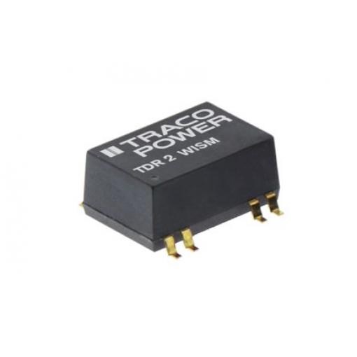 TRACOPOWER Měnič DC/DC TDR 2WISM, výstup: 5 V dc 1.5 kV dc, Vin 18V dc 400 mA, Vin 4.5V 2 W -40 °C 85 °C Povrch