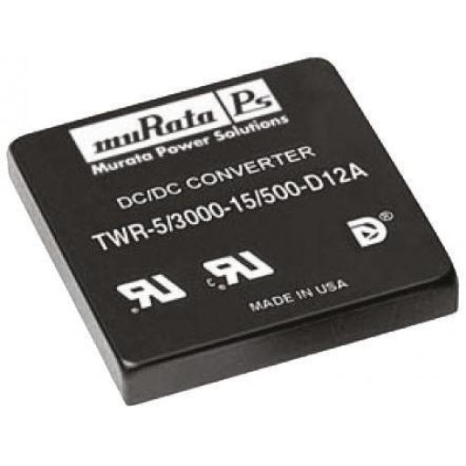 Murata Power Solutions Měnič DC/DC TWR, výstup: 5 V dc 1.5 kV dc, Vin 36V dc 3 A, Vin 9V 20 W -40 °C 55 °C Průchozí