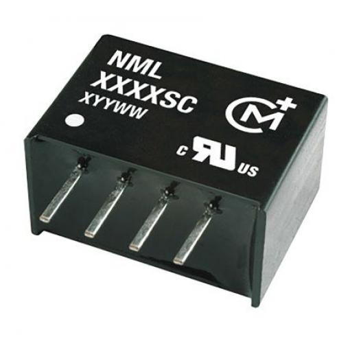 Murata Power Solutions Měnič DC/DC NML, výstup: 12 V dc 1 kV dc, Vin 5.5V dc 167 mA, Vin 4.5V 2 W -40 °C 85 °C Průchozí