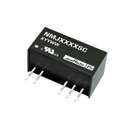 DC-DC převodník 1W, výstup: ±12V dc ±42mA 5.2kV dc, Vin 4,5 → 5,5 V DC