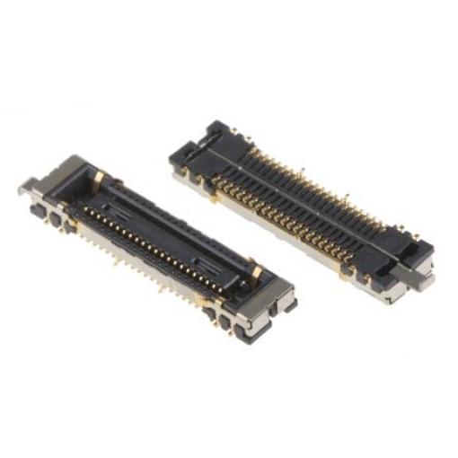 Hirose Konektor FPC, řada: 40, počet kontaktů: 44, počet řad: 2, rozteč: 0.4 mm Vnitřní, orientace těla: Rovný, Povrch