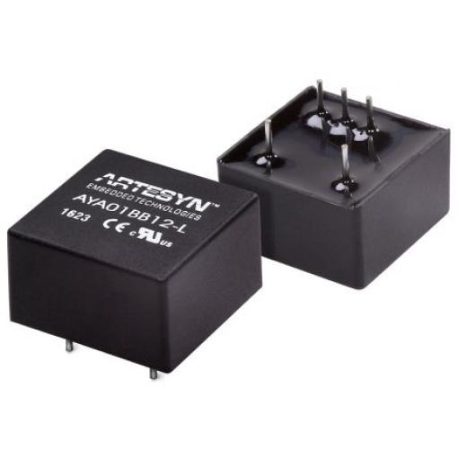 Artesyn / Advanced Energy Měnič DC/DC AYA, výstup: 5 V dc 1.5 kV dc, Vin 36V dc 300 mA, Vin 18V 3 W -40 °C 85 °C