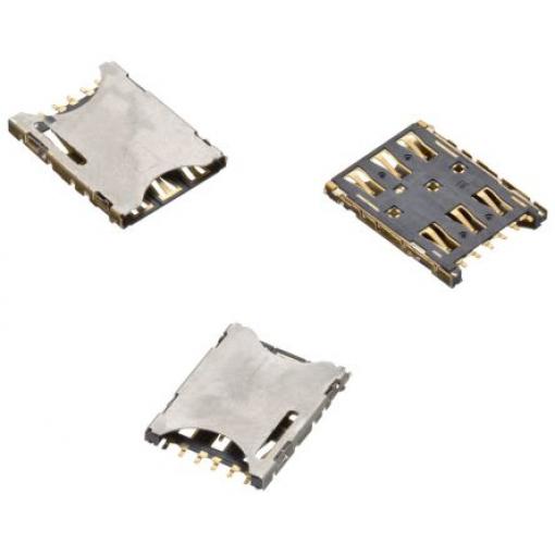 Wurth Elektronik Konektor paměťové karty, číslo řady: WR-CRD Nano SIM Card Connector, počet řad: 2, počet kontaktů: 7