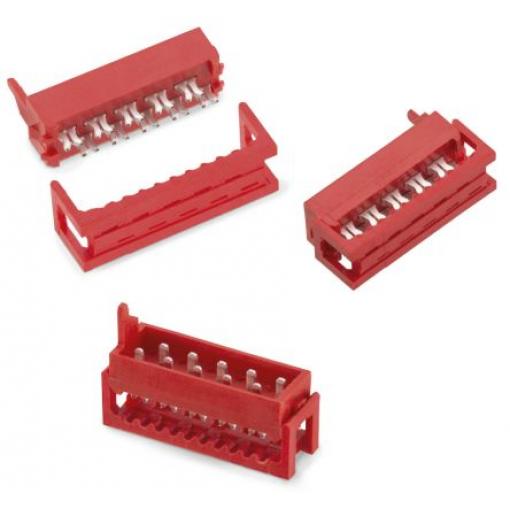 Wurth Elektronik Konektor IDC, řada: 1570 Vnější, rozteč: 2.54 mm, počet kontaktů: 18, počet řad: 2, Kabel, IDC,