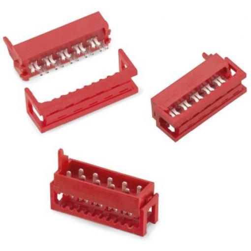 Wurth Elektronik Konektor IDC, řada: 1570 Vnější, rozteč: 2.54 mm, počet kontaktů: 24, počet řad: 2, Kabel, IDC,