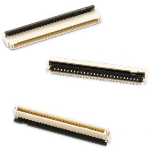 Wurth Elektronik Konektor FPC, řada: 687, počet kontaktů: 16, počet řad: 1, rozteč: 0.5 mm Vnější, orientace těla: