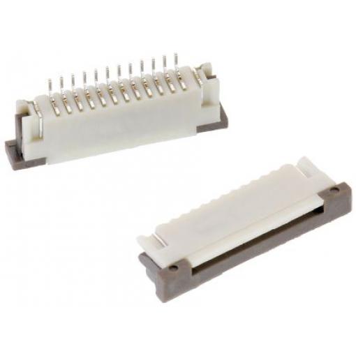 Wurth Elektronik Konektor FPC, řada: 686, počet kontaktů: 15, počet řad: 1, rozteč: 1 mm Vnější, orientace těla: