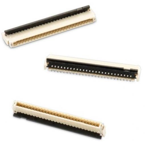Konektor FPC, řada: WR-FPC, číslo řady: 687, počet kontaktů: 26, počet řad: 1, rozteč: 0.5mm, orientace těla: