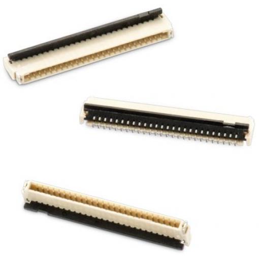 Wurth Elektronik Konektor FPC, řada: 687, počet kontaktů: 28, počet řad: 1, rozteč: 0.5 mm Vnější, orientace těla: