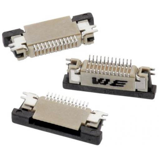 Wurth Elektronik Konektor FPC, řada: 687, počet kontaktů: 45, počet řad: 1, rozteč: 0.5 mm Vnější, orientace těla: