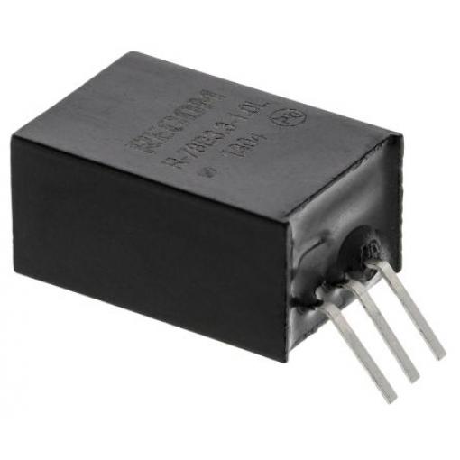 Recom Spínací regulátor, výstup: 3.3 V dc Průchozí otvor 1 A 34V dc, počet výstupů: 1