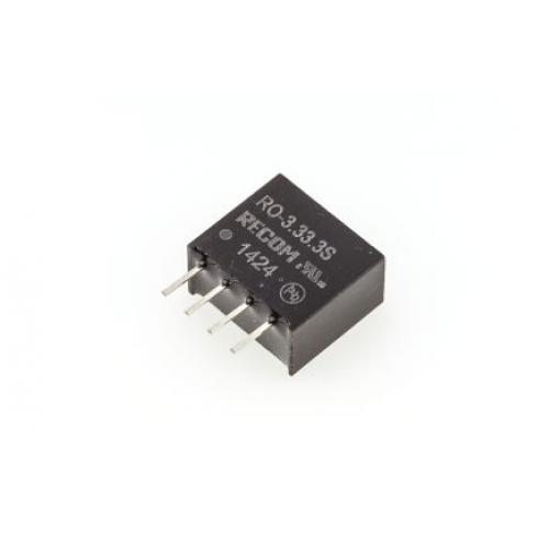 DC-DC převodník 1W, výstup: 3.3V dc 300mA 1kV dc, Vin 2,97 → 3,63 V DC