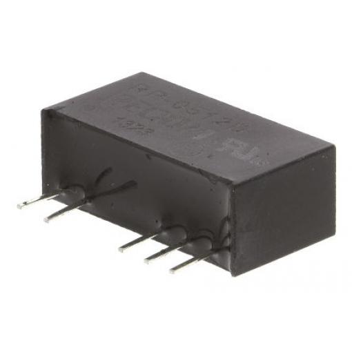 Recom Měnič DC/DC RP, výstup: ±12 V 5.2 kV dc, Vin 5.5V dc 42 mA, Vin 4.5V 1 W -40 °C 85 °C Průchozí otvor