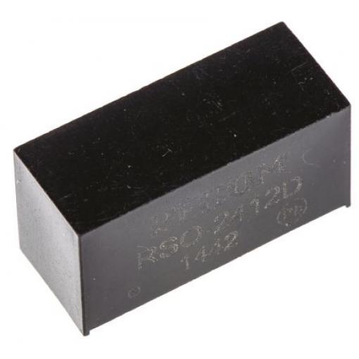 Recom Měnič DC/DC RSO, výstup: 12 V dc 500 V ac, Vin 36V dc 42 mA, Vin 18V 2 W -40 °C 85 °C Průchozí otvor