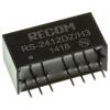 Recom Měnič DC/DC RS, výstup: ±12 V 3 kV dc, Vin 36V dc 83 mA, Vin 9V 2 W -40 °C 75 °C Průchozí otvor