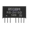 Recom Měnič DC/DC RS, výstup: ±15 V 500 V ac, Vin 36V dc 67 mA, Vin 18V 2 W -40 °C 85 °C Průchozí otvor