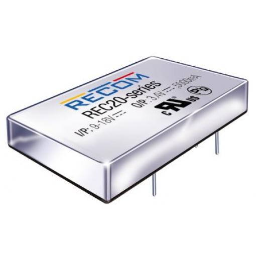 Recom, výstup: 15V dc 1.34 A