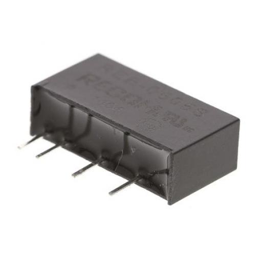 Recom Měnič DC/DC REE, výstup: 5 V dc 1 kV dc, Vin 5.5V dc 200 mA, Vin 4.5V 1 W -40 °C 85 °C Průchozí otvor