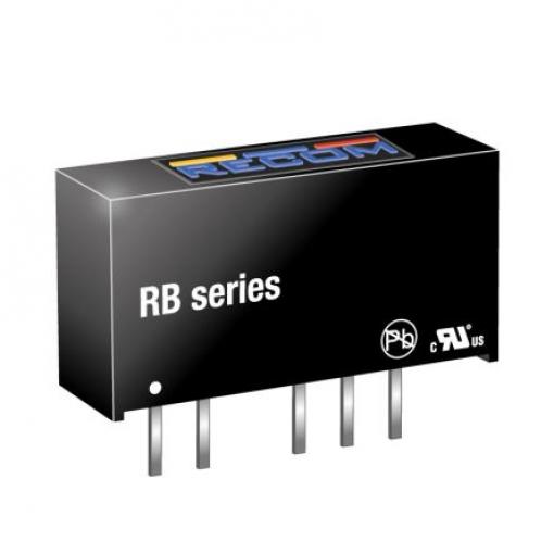Recom Měnič DC/DC RB, výstup: ±12 V 1 kV dc, Vin 13.2V dc 42 mA, Vin 10.8V 1 W -40 °C 85 °C Průchozí otvor