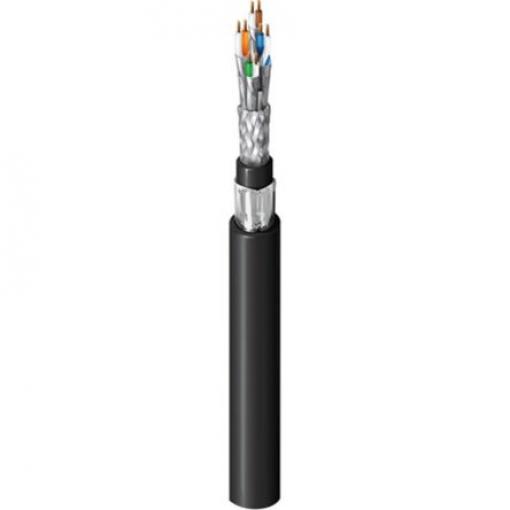 Belden Cat6a Ethernetové kabely, řada: 1303E, Černá, Polyvinylchlorid, 72 V 305 m, typ pláště: Stíněné Stíněný