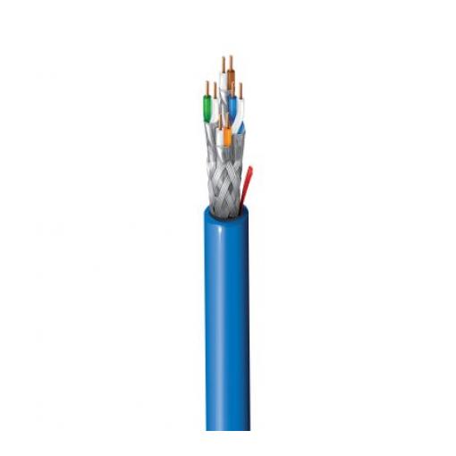 Belden Cat7a Ethernetové kabely, řada: 1886ENH, Šedá, Nízko dýmivý bezhalogenový, 75 V 500 m, typ pláště: Stíněné