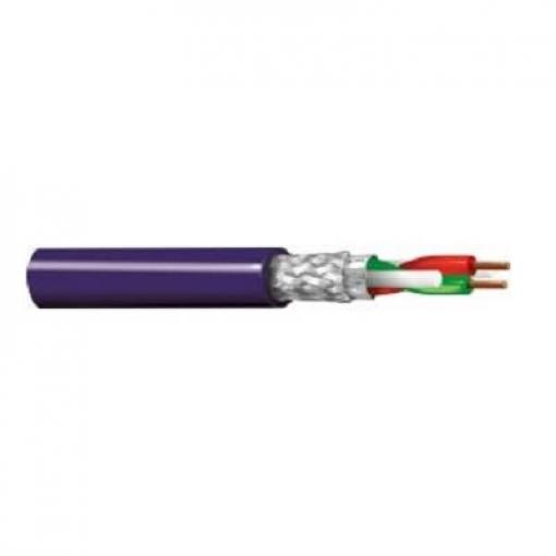 Datový kabel 1 pár v balení, typ pláště: Pocínovaný měděný splétaný, PVC, 30 V Stíněný, chování ohně: Zpomalovač hoření