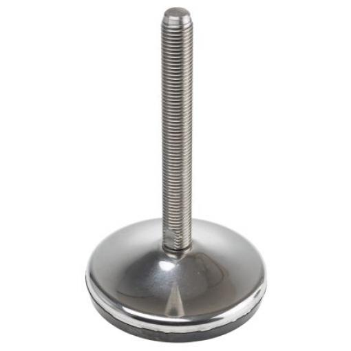 RS PRO M16 100 mm Nerezová ocel Nastavitelná noha 1500 kg 10 °