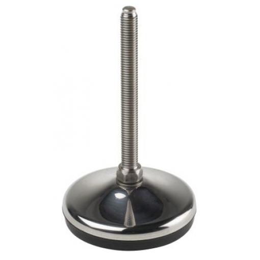 RS PRO M10 80 mm Nerezová ocel Nastavitelná noha 1000 kg 10 °