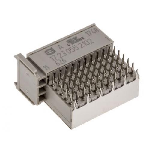 HARTING Konektor pro základní desku, řada: har-bus HM, rozteč: 2 mm Typ C, počet kontaktů: 55, počet řad: 7 Vnitřní,