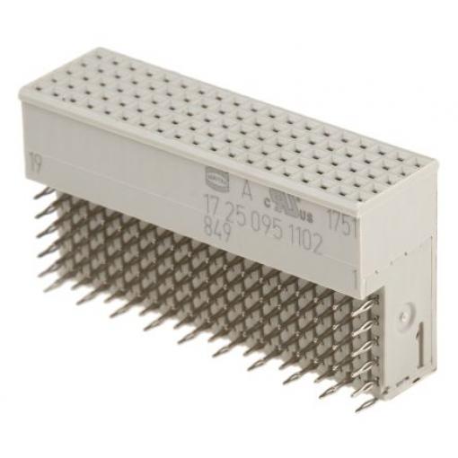 HARTING Konektor pro základní desku, řada: har-bus HM, rozteč: 2 mm AB19, počet kontaktů: 95, počet řad: 7 Vnitřní,