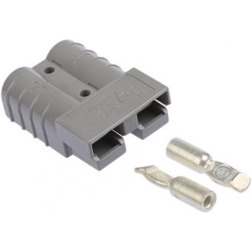 Anderson Power Products Nabíječka baterií, řada: 50 Vnější, počet kontaktů: 2, 600 V, orientace těla: Rovný, Kabel 50A,