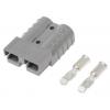Anderson Power Products Nabíječka baterií, řada: SB50 Vnější, počet kontaktů: 2, 600 V, orientace těla: Horizontální,