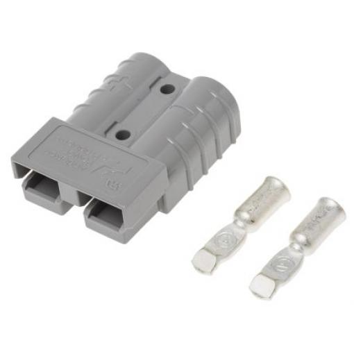 Anderson Power Products Nabíječka baterií, řada: SB50 Vnější, počet kontaktů: 2, 600 V, orientace těla: Horizontální,