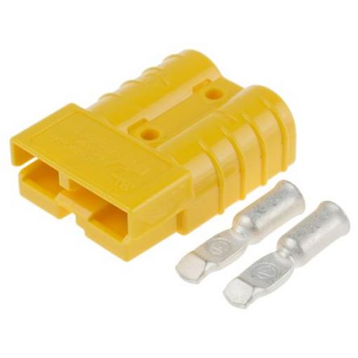 Anderson Power Products Nabíječka baterií, řada: SB50 Vnější, počet kontaktů: 2, 600 V, orientace těla: Rovný, Kabel