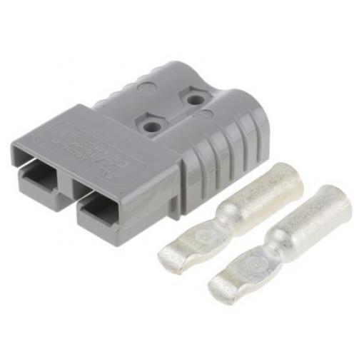 Anderson Power Products Nabíječka baterií, řada: 120 Vnější, počet kontaktů: 2, 600 V, orientace těla: Rovný, Kabel
