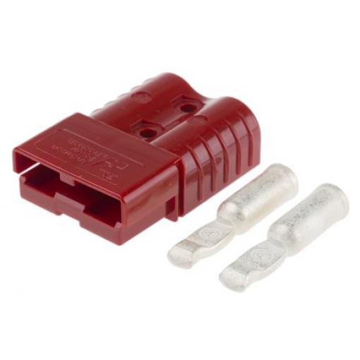 Anderson Power Products Nabíječka baterií, řada: SB120 Vnější, počet kontaktů: 2, 600 V, orientace těla: Rovný, Kabel