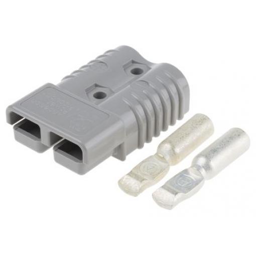 Anderson Power Products Nabíječka baterií, řada: 175 Vnější, počet kontaktů: 2, 600 V, orientace těla: Rovný, Kabel