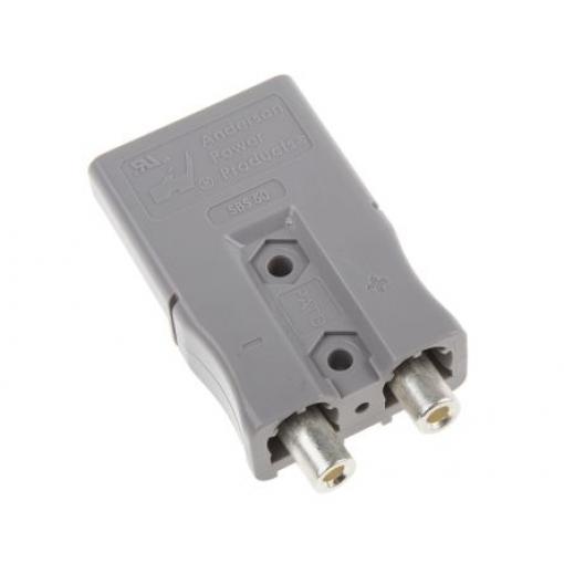 Anderson Power Products Nabíječka baterií, řada: SBS Vnější, počet kontaktů: 2, 600 V, orientace těla: Rovný, Kabel
