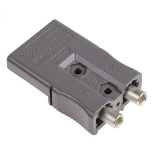 Anderson Power Products Nabíječka baterií, řada: SBS Vnější, počet kontaktů: 2, 600 V, orientace těla: Rovný, Kabel