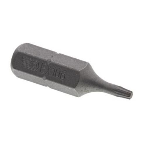 Facom Bit šroubováku, Hvězdicový, 1/4-6.35 mm, T6, celková délka: 25 mm, počet kusů: 1