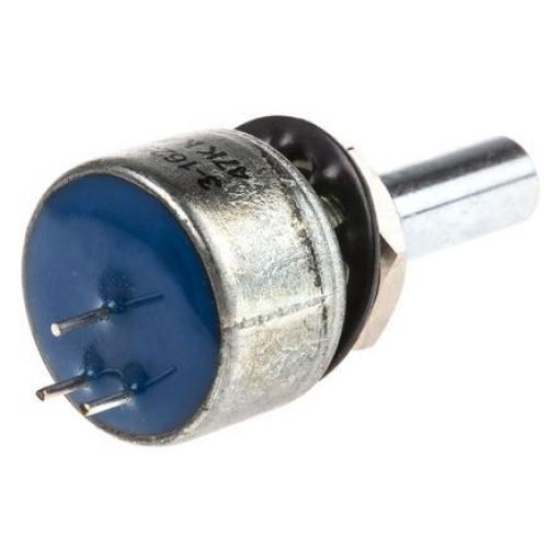 Potenciometr, průměr hřídele: 6.35 mm 1otáčkový, řada: M 47 kΩ 10 % 2 W 404802692040 Rotační, Montáž do panelu 1 TE